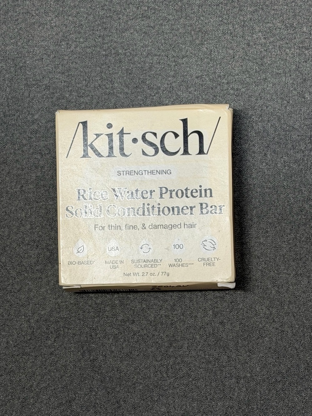 Kitsch Rice Water Protein Solid Conditioner Bar